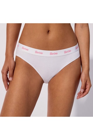 Cuecas em algodão biológico Barbie - Cru
