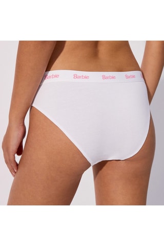 Cuecas em algodão biológico Barbie - Cru