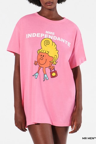 Camisa de dormir e cuecas Senhora independente Senhores e senhoras Missindependiz - Fúcsia - Undiz