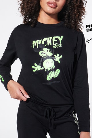 T-shirt de pijama Mickey Disney - Preto - Undiz