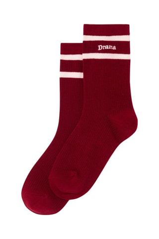 Meias Dramamotiz - Vermelho-tijolo - Undiz