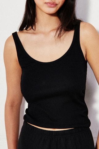 Camisola de alças Beniz - Preto