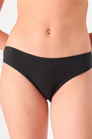 3 cuecas Bottliz Balanci - Preto e branco