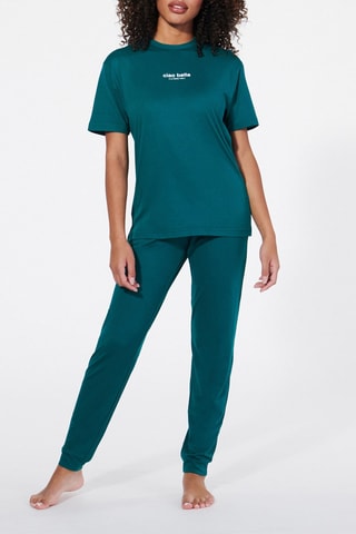 Pijama Hotgreeniz - Verde-esmeralda