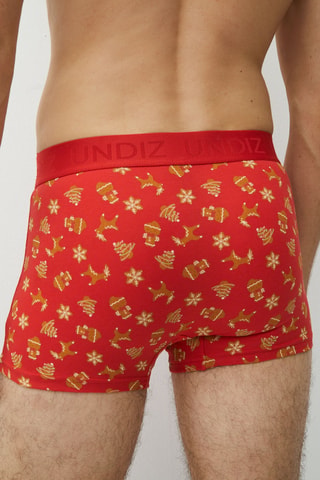 Boxers New Katchiz Gingerbread Vermelho