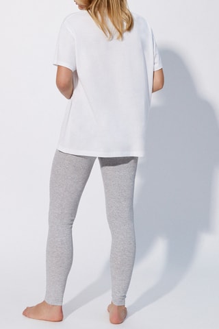 Pijama Dubaiz - Branco e cinzento-claro mesclado - Undiz