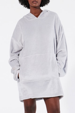 Camisa de dormir com capuz Greyuniz - Cinzento-claro