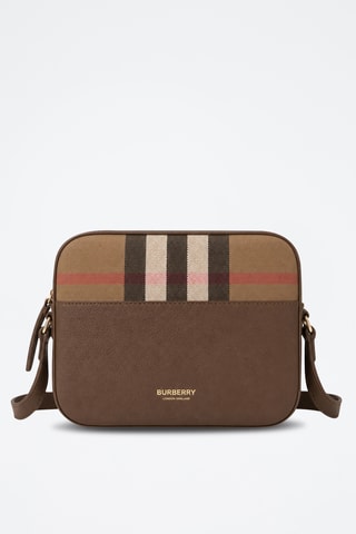 Sac bandoulière en cuir Camera - Marron