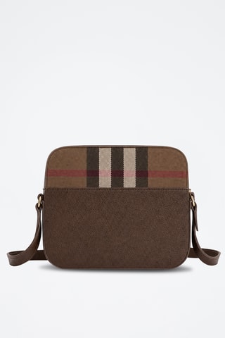 Sac bandoulière en cuir Camera - Marron