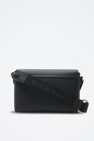 Sac bandoulière en cuir Holly - Noir