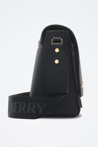 Sac bandoulière en cuir Holly - Noir