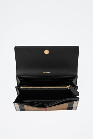Portefeuille en cuir Halton - Noir