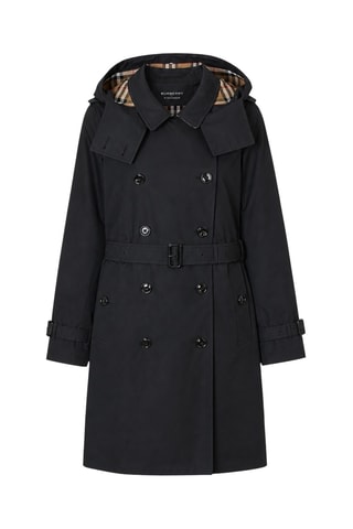 Trench à capuche Telford - Noir