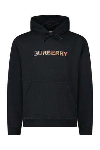 Sweat à capuche Farley Emb - Noir