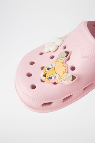 Sabots Bambi et Panpan Bambi Disney - Rose