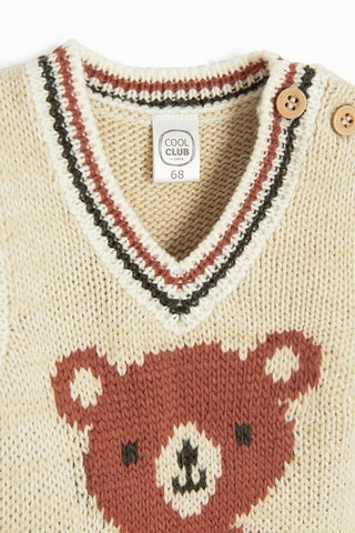 Pull sans manches - Beige