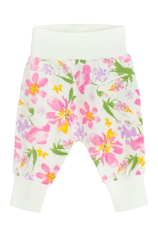 2 pantalons - Rose poudré et blanc