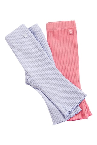 2 pantalons - Fuchsia et mauve