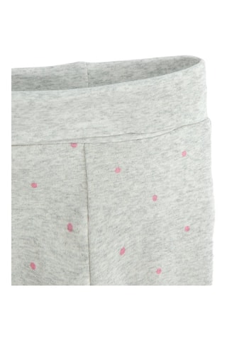 2 pantalons - Ecru et gris chiné