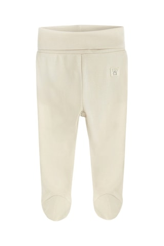 2 pantalons - Ecru et gris chiné