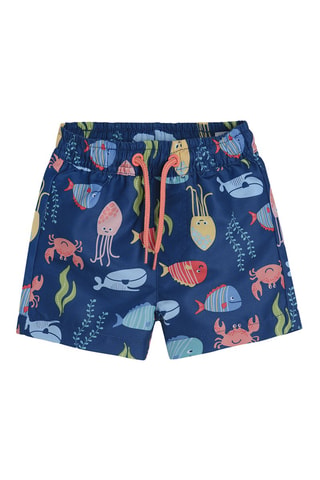 Short de bain Bleu