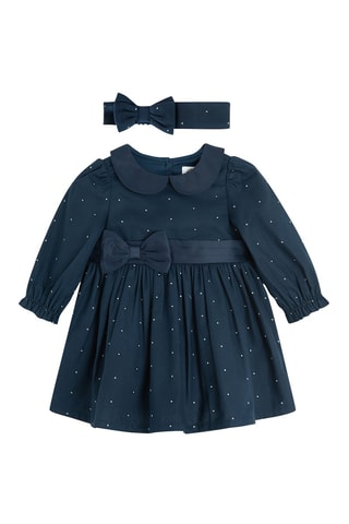 Bandeau et robe - Bleu marine