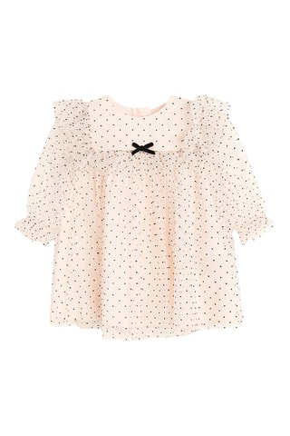 Robe plumetis - Beige