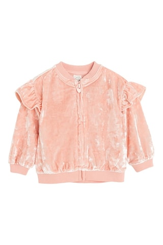 Blouson en velours - Rose