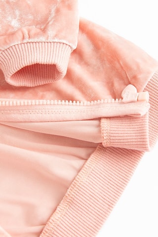Blouson en velours - Rose