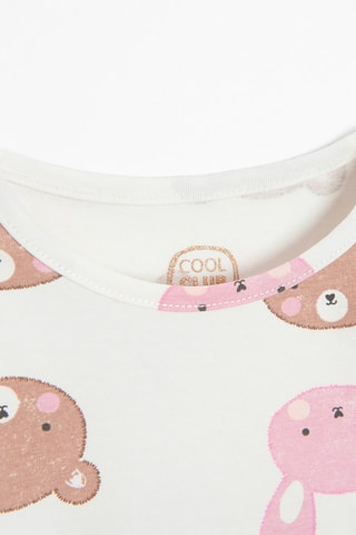 2 bodys - Rose et blanc