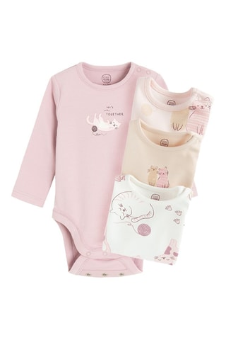 4 bodys - Rose et beige