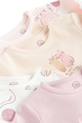 4 bodys - Rose et beige
