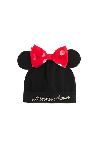Bonnet à oreilles et body-robe Minnie Disney - Noir et rouge
