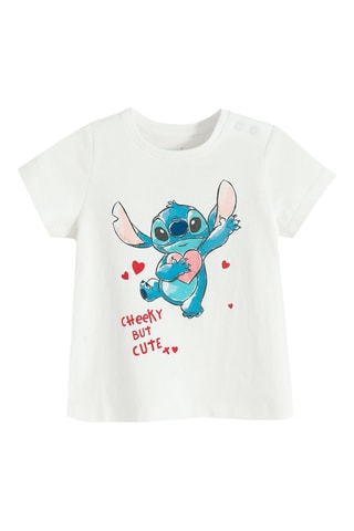 T-shirt Stitch Lilo et Stitch Disney - Blanc