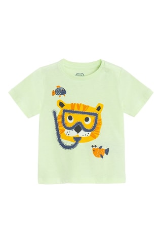 T-shirt - Vert clair et jaune