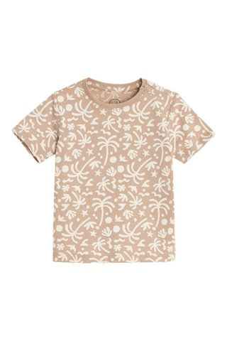 3 t-shirts - Camel et gris clair
