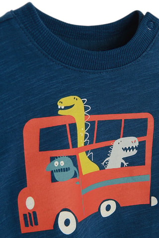 T-shirt - Bleu marine chiné