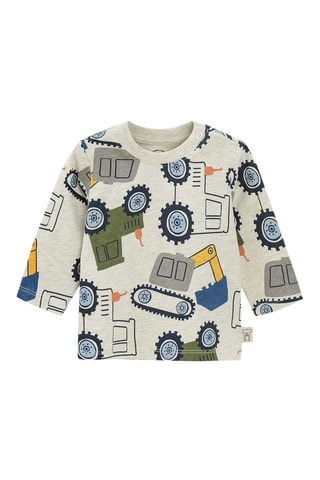 T-shirt - Beige chiné
