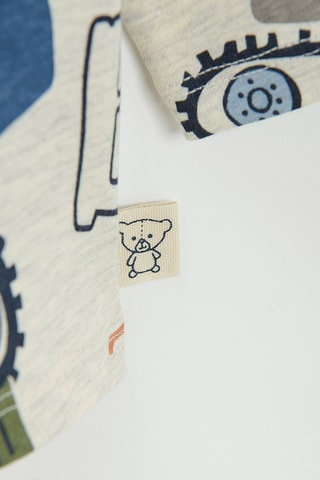 T-shirt - Beige chiné
