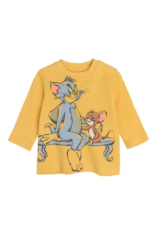 T-shirt Tom et Jerry - Jaune