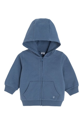 Sweat à capuche - Bleu cobalt