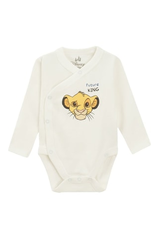 Ensemble 3 pièces Simba Le Roi Lion Disney - Blanc et bleu marine