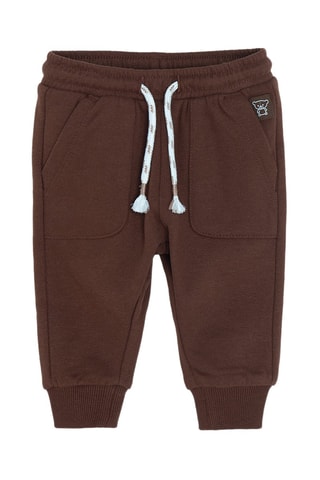 Sweat et jogging - Gris clair et marron
