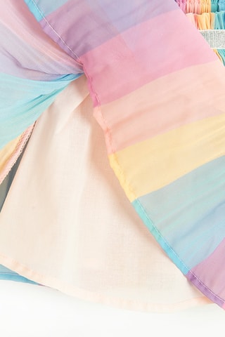 Jupe plissée en tulle - Rose