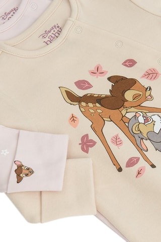2 grenouillères Bambi et Mrs Rabbit Bambi Disney - Multicolore