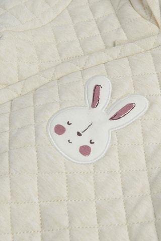 Grenouillère à capuche - Beige chiné