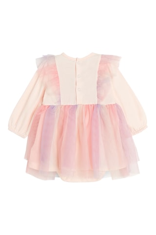 Robe et legging - Rose clair et violet