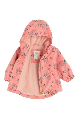Veste à capuche - Rose poudré