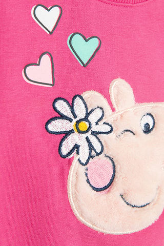 Sweat Peppa Pig - Fuchsia