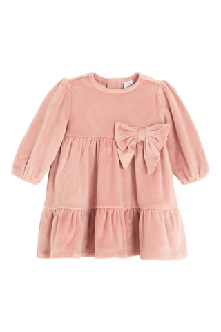 Robe en velours - Rose